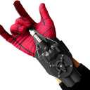 SUIZU Web Shooters, Spider Silk Launcher for Kids - USB Charging, Rope Launcher - Can Grab Small Objects (Black)