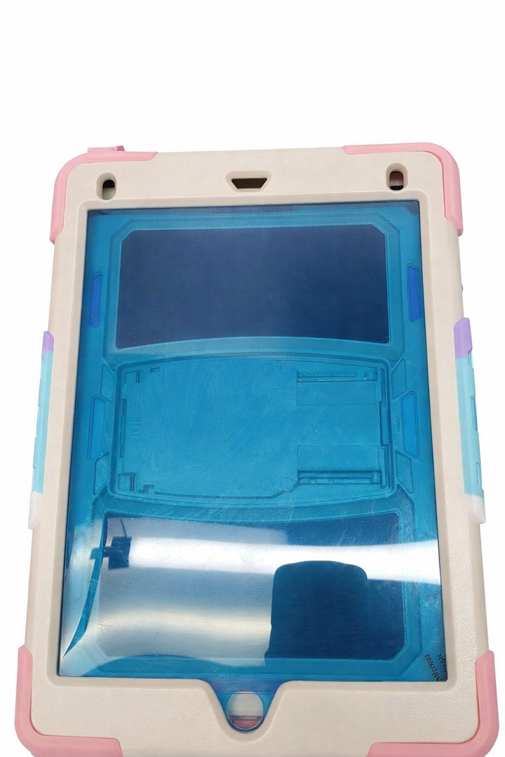 HXCASEAC Shockproof Case for iPad 6th/5th Generation, Air 2 / Pro 9.7 inch Case with Screen Protector, Built-in Stand, Durable, Protective Cover for iPad 2018/2017/2016/2014 - Blue