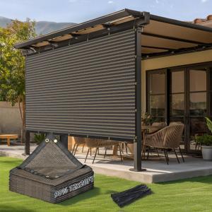 90% Sun Shade Cloth, Kesfitt 12x20FT Garden Shade Cover with Reinforced Grommets, Mesh Tarp Sun Privacy Screen for Greenhouse, Plant, Pergola, and Backyard Patio Sunshade