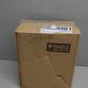 Set of 2 Glass Carafe with Lids, 1 Liter Water Pitcher Carafe for Mimosa Bar, Brunch, Cold Water, Beverage, Wine, Iced Tea, Lemonade - 2 Wooden Chalkboard Tags Included