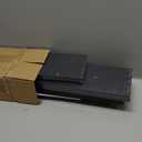 Bellsal Floating Shelves for Wall, Black Engineered Wood Wall Shelf Set of 4, 16" Walls Mounted Floating Shelf for Kitchen, Living Room, Bedroom, Bathroom Storage, Book Shelf for Home Decor (4 pcs: 15.7*5.7)