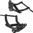 Hood Hinges Left and Right Side Compatible with Chevrolet Impala/Corvette/II Nova/Biscayne 1963-1964 Fit for Pontiac GTO/Lemans/Tempest 1964-1967 Replace 3825827 3825828 Steel