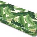 Outdoor Bench Cushion, Patio Furniture Cushion 42 x 18 x 3 Inch, Water Resistant Garden Sofa Swing Pad Settee Loveseat Couch Replacement Cushion, 1 Pack, Swaying Palms Green