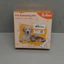 PAPMINI 2 in 1 Dog Grooming Kit, Low Noise Rechargeable Dog Clippers for Grooming, Cordless Dog Grooming Clippers and Dog Paw Trimmer, Dog Shavers for Grooming Small Dogs Cats Animals (Gold)