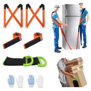 Moving Straps LiftingPadded one Person 2-Person Lifting and Moving System Appliance,for Harness Moving Mattress Couch Furniture Heavy Things,Suitable Professional Moving Body Strap Wrist Strap