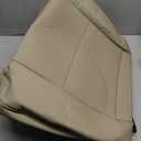 FZJDSD Tan Driver Side Bottom Microfiber Leather Seat Cover Compatible with Mercedes Benz E200 E250 E300 E350 2010 2011 2012 2013 2014 2015 2016