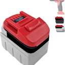 for Snap on 18V Adapter,for DeWalt 20V 60V &for Milwaukee M18 Lithium Battery Convert to for CTB8185 CTB7185 CTB8187 Battery,Work for Snap on 18Volt Power Tool