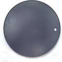 XL Round Pizza Steel 16.9" - 3D Cast Creates Gorgeous Crusts, Enamelled Cast Iron Baking Stone For Oven, Round Griddle, Speed & Even Heating Baking Steel Griddle