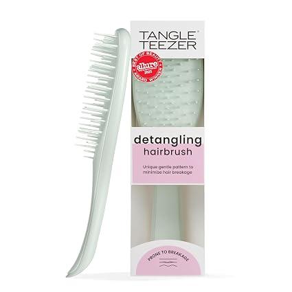 Tangle Teezer Extra Gentle Detangler Brush, Fragile Hair, Eucalyptus Green