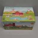 BOLZRA Farm Animal Figurines, Realistic Plastic Animals Toys with Fences Building Blocks, Farm Figures Playset Educational Christmas Birthday Gift for Kids & Toddlers, 53 PCS