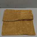 MIULEE Decorative Throw Pillow Covers for Couch Bed Livingroom 12x12 Inch Set of 2 Khaki Boho Accent Throw Pllows Broadside Striped Patchwork Soft Corduroy Pillowcases