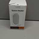 Space Heater, Portable Small Heaters for Indoor Use, Electric Desk Heater with Overheat and Tip-Over Protection, Mini Personal Heaters for Home Office Workspace, Black