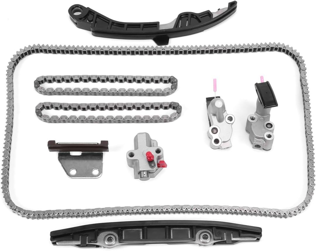 Timing Chain Kit Fit for 2014 Infiniti QX70 3.7L, for 2013 Infiniti FX37 3.7L, for 2008-2013 Infiniti G37 3.7L, for 2009-2013 Nissan 370Z 3.7L Replace OE# 13028JK20A