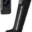 TGS Leg Compression Massager Cordless Leg Massager for Circulation and Pain Relief with Rechargeable Battery Compression Boots for Circulation Portable Recovery System for Athletes (Single Unit)