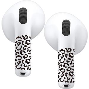 RockMax for AirPods 4 SkinLeopard Print Decal Sticker for Air Pods 4th Gen, Compatible with Clear AirPod 4 Case 2024, Durable Tattoo Wrap, Easy to Apply
