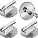 74010839 Cooktop Burner Knob for Whirlpool Jenn-Air JED8430BDB18 JED8430BDB JED8430BDF JED8430BDS JED8430BDF18 JED8430BDS18 Replaces WP74010839 7737P372-60