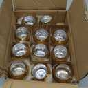 Homemory 11 Pcs Gold Votive Candle Holders, Round Mercury Glass Candle Holder, Tealight Candle Holders for Table Centerpieces, Baby Shower,Anniversary, Wedding, Home Decor, Halloween, Christmas