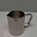 CASABREWS CASMP350 Milk Frothing Pitcher, Stainless Steel Steaming Pitcher with Sharp Spout, 350ml (12oz) Milk Frother Cup for Cappuccino or Latte Art, Espresso Machine Accessories for Barista