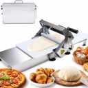 40.6"x 22.8"Manual Dough Sheeter, Foldable Commercial Tabletop Dough Roller | 0-25 mm Adjustable Thickness with 56 Adjustable Settings for Pizza Crusts, Croissants, Puff Pastry, Pasta