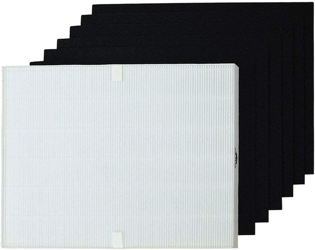 PUREBURG AeraMax 300 Replacement True HEPA Filter Set Compatible with Fellowes HF-300 fits Fellowes AP300PH HF300 AeraMax 290 300 DX95 Air Purifier Part 9287201 PUREBURG AeraMax 300 Replacement True HEPA Filter Set Compatible with Fellowes HF-300 fits Fellowes AP300PH HF300 AeraMax 290 300 DX95 Air Purifier Part 9287201