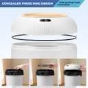 Pukomc Smart Sensor Wastebasket, Convenient and Hygienic Easy to Use, Technology Sensor Waterproof Wastebasket Plastic Trash can for Kitchen, Bathroom, Bedroom, Living Room, Office and Outdoor