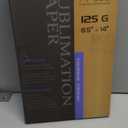 A-SUB Sublimation Paper 8.5x14 Inches 110 Sheets ONLY Compatible with Sublimation Printer and Sublimation Ink 125g