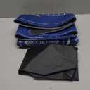 Mahjong Mat, Mahjong Mat for Table with Bag, 31.5" x 31.5" Rubber Anti Slip and Noise Reduction Board Gaming Mat for Mah Jongg, Poker, Board Tile Games, Dominoes (Deep-blue)