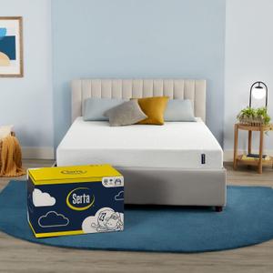 Serta 7" Cooling Gel Memory Foam Mattress, Twin Size Mattress, Medium-Firm