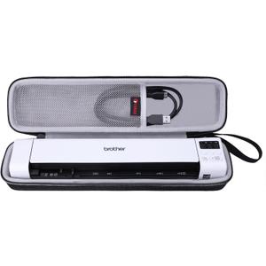 XANAD Hard Case for Brother DS-640 / DS-940DW/DS-740D / DS-720D/Doxie Go SE Duplex Compact Mobile Document Scanner(Light Gray)