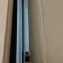 Dog Door for Sliding Glass Door, Adjustable Height 75 3/5" to 80" Sliding Door Pet Door Insert with Screen Design, Suitable for Large Dogs Up to 75 lbs, New