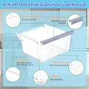 W11162443 W11046494SxS Replacement for refrigerator freshness drawer Compatible with Whirlpool, Maytag Refrigerator. W11162443 Crisper Replace for whirlpool, refrigerator drawer