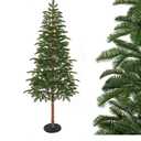 Decoway 6 FT Artificial Christmas Tree, Unlit Xmas Tree with 641 Green PE Tips for Indoor Outdoor Decorations Holiday Decor