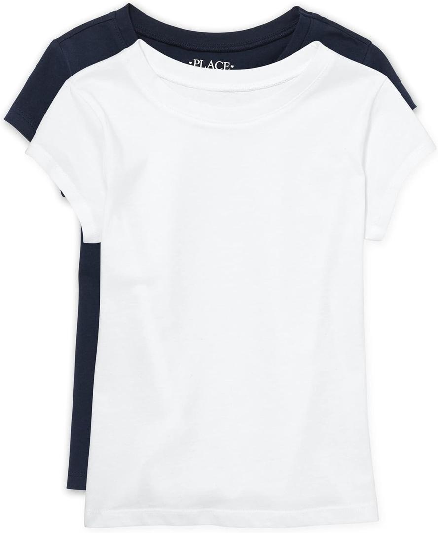 The Children's Place Girls Basic Short Sleeve Layering Tee, XXL