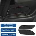 Car Carbon Fiber Decal Door Panel A Sticker Interior Trim for Ford Mustang 2024 2025 2026 Accessories
