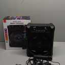 iLive Bluetooth Wireless LED Light Effects Party Speaker, Black