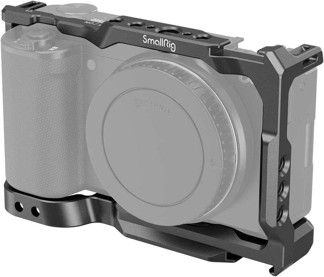 SmallRig Cage with Built-in Quick Release Plate for Arca-Swiss and Cold Shoe for Sony ZV-E10-3531