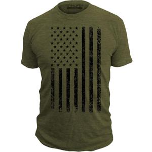 Gym Life Men's American Flag Athletic Performance Short Sleeve Workout T-Shirt, Olive Green (Green, XXXL) Gym Life Men's American Flag Athletic Performance Short Sleeve Workout T-Shirt, Olive Green (Green, XXXL)