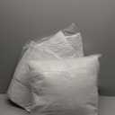Bedding Throw Pillows (Set of 4, White), 17 x 17 Inches Pillows for Sofa, Bed and Couch Decorative Stuffer Pillow