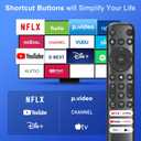 Replacement Only for TCL Google TV Remote Control, RC813 Compatible with TCL QM8/QM7/S5/S4/S3/Q7/Q6/Q5 4K UHD HDR LED QLED QD-Mini LED Full-HD Smart TVs