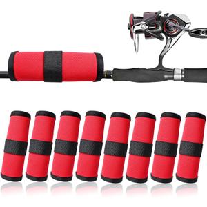 8 Pack Fishing Lure Covers，Lure Wraps for Fishing Rod，Fishing Hook Bait Covers