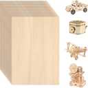 36 Pack Basswood Sheets for Crafts 12"x16"x1/8", 3mm Thick Plywood Sheets Board for Craft, Unfinished Wood Sheet for Laser Cutting & Engraving, Wood Burining, Painting, StainingArchitectural Model