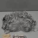 Old Lady Wigs for Women, Grey Wigs for Granny Grandma Costume-Gray Wig, Wig Cap, Madea Granny Glasses, Eyeglass Retainer Chain, Pearl Necklace (5pcs Set)
