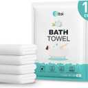 Ditoi Disposable Bath Towels,Extra Large Beach Towels 30"X60", Camping Towels for Travel Hotel, Soft Quick Dry Shower Tissue for Body,Gym Sports,Beach (XL,10 Count)