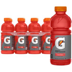 Gatorade Thirst Quencher, Fruit Punch, 20 Fl Oz (Pack of 8) (EXP 01/06/27)