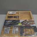 Joseph Joseph DrawerStore Expanding Silverware, Flatware, Utensil & Gadgets Organizer, Expandable in Drawer Space Saving Tray, Bamboo