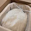 K&H Pet Products Thermo-Kitty Bed Heated Cat Beds for Large Indoor Cats & Dogs, Calming Warming Pillow Pet Bed, Machine Washable, Removable Heater, Safety Listed - Large 20" Round Mocha/Tan