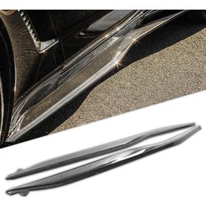 C7 Side Skirt Rocker Panels Compatible with 14-19 Corvette C7 All Model Z06 Z07 Style ABS Plastic - Hydro-Dipped Carbon Fiber
