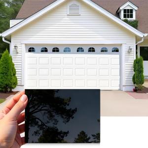 32 Sheets Magnetic Windows Panels for 2 Car Garage Doors Sector Vintage Decoration Windows- Size 6.14" x 4"