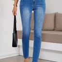 SHEWIN Women's Skinny Jeans Stretchy High Waisted Denim Jeggings Size 4-18 (6)