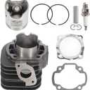 ECCPP New Cylinder Piston Ring Gasket for 2001-2006 for Polaris 90 Sportsman 90cc Compatible fit for Cylinder Piston Gasket Top End Kit 4J2-11111-00-00